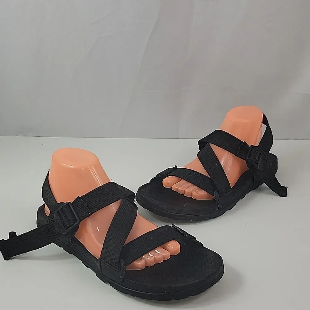 Chaco Lowdown Black Adjustable Strap Men's Outdoor Sandals